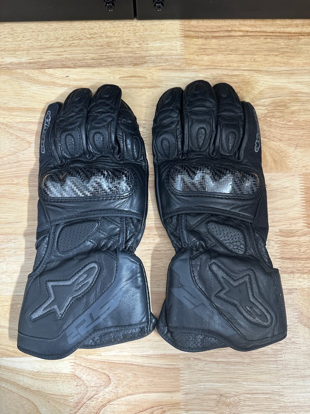 Alpinestars SP-2 Motorcycle Glove Mens Size XXXL Track & Road Black Leather